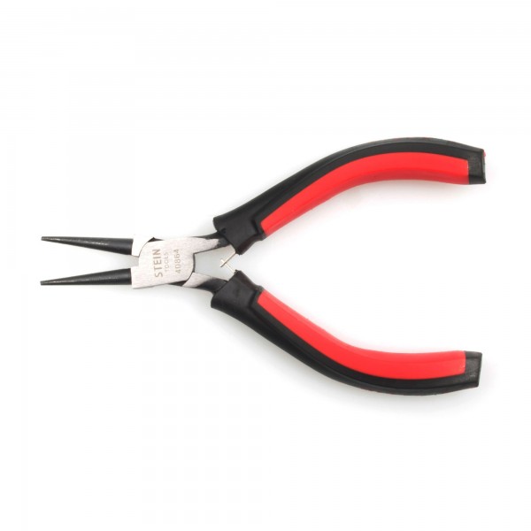 Alicate precision mini b/redonda 125mm.