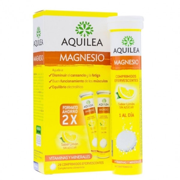 Aquilea Magnesio 375 Mg 28 Comprimidos Efervescentes Sabor Limon