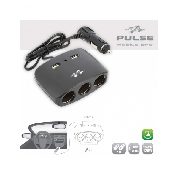 Multiconexion de tres salidas + 2 USB - ES - MLS511B