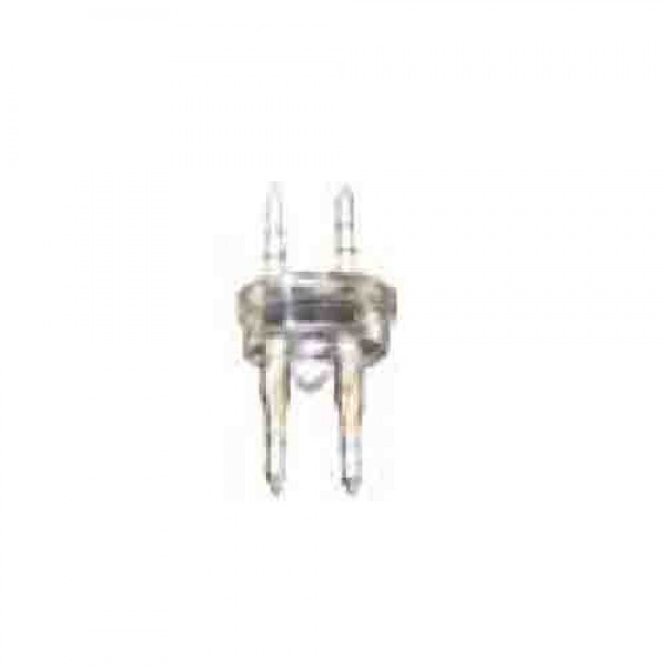 Conector tubo flexilux/flexiled 2 vias 13 mm "punta-punta"