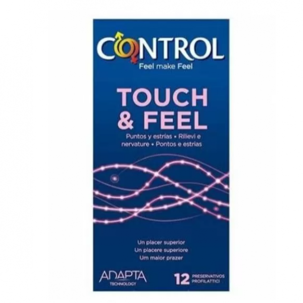 Control Preservativos Sensual Dots Lines 12 Uds