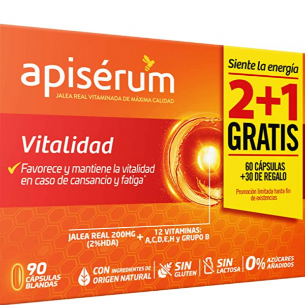 Apisérum Vitalidad 90 Cápsulas Promo