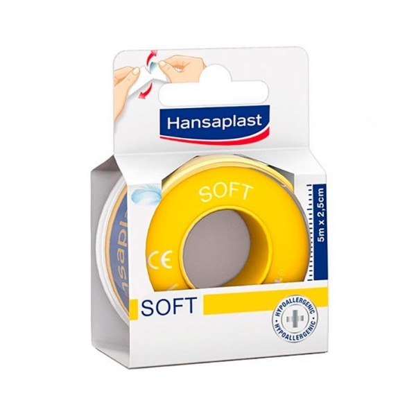 Hansaplast Esparadrapo Soft 5 m X 2,5