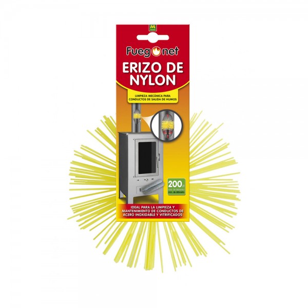 Deshollinador erizo de nylon ø200 mm