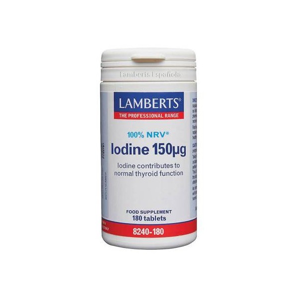 Yodo 150mcg 180 Comps 8240180 Lamberts