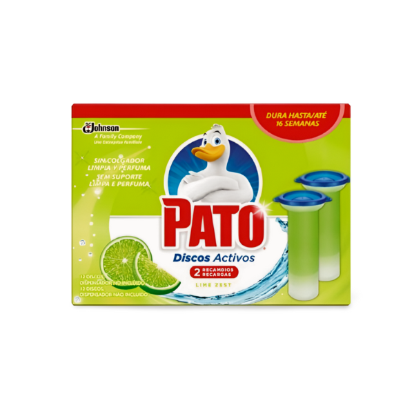 Pato WC discos activos recambio Lima Fresca 2 unidades