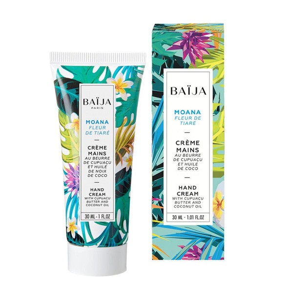 Baija paris moana fleur de tiare crema de manos 30ml
