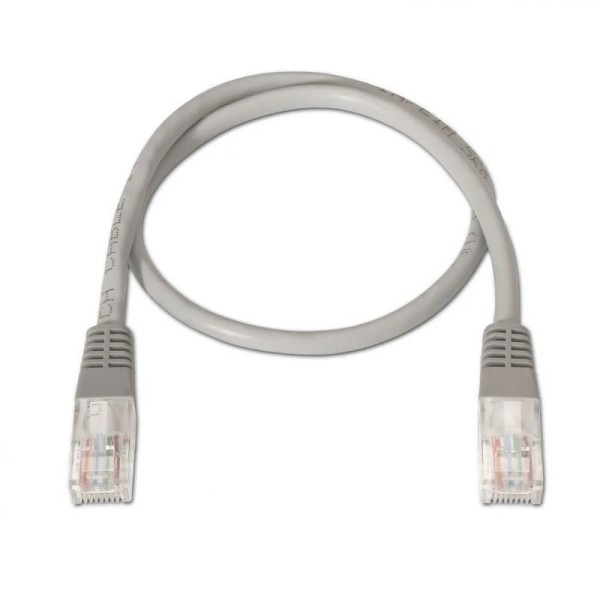 Aisens latiguillo rj45 cat.6 utp 2.0m gris cobre