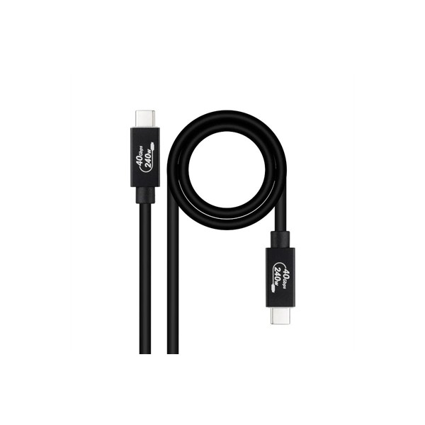 Nanocable cable usb4 gen3x2 40gbps 240w usb-c 1.8m