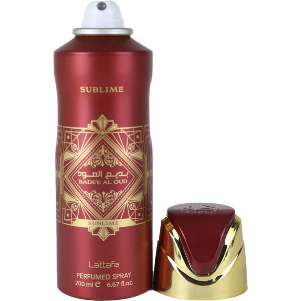 Lattafa sublime badete al oud spray perfumado 200ml vaporizador
