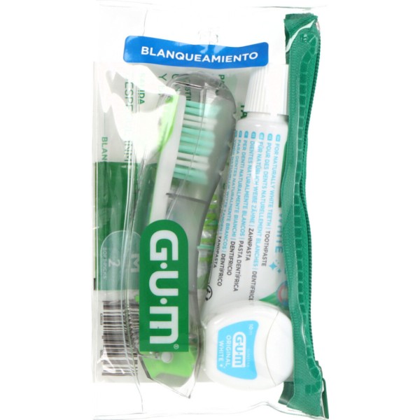 GUM Set de Viaje Original White