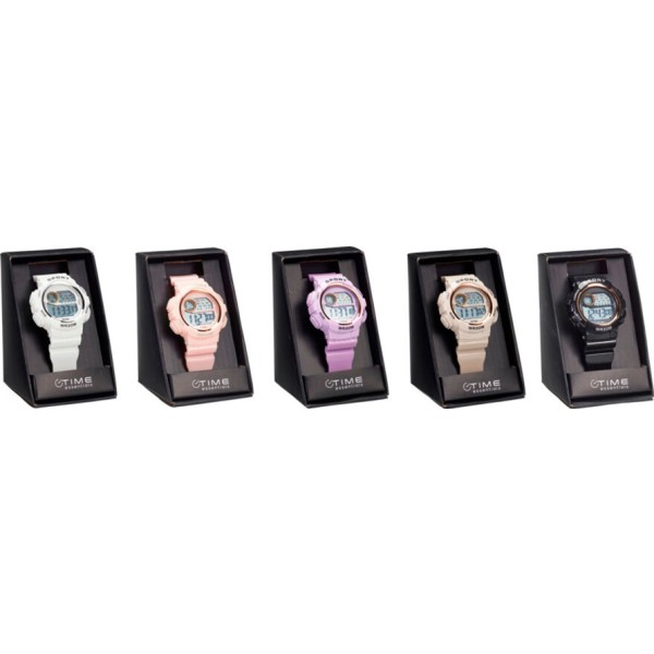 Reloj femenino de pulsera deportivo digital 5 colores surtidos