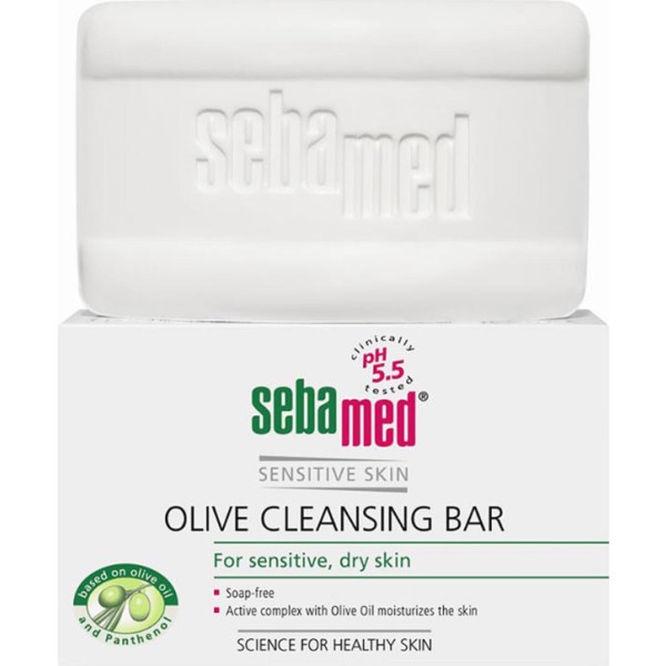 Sebamed sens.skin olive pastilla de jabon pieles secas 150gr