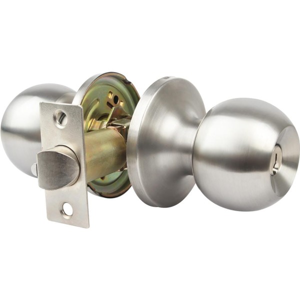 Pomo oficina redondo 65mm.niq.mat.