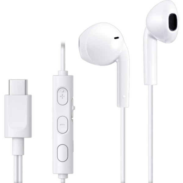 Jvc ha-fr17uc white / auriculares de tipo botón con usb-c