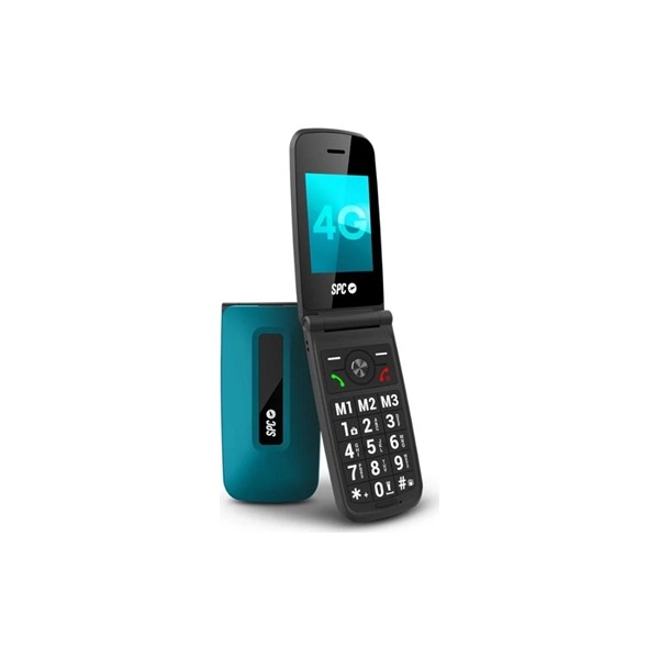 Spc 2342r titan 4g movil senior 2.4" s.help azul