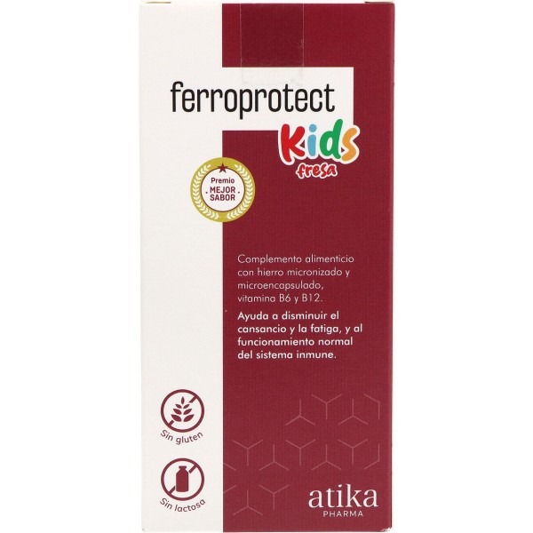 Atika Pharma Ferroprotect Kids Jarabe de Hierro Fresa 120 ml