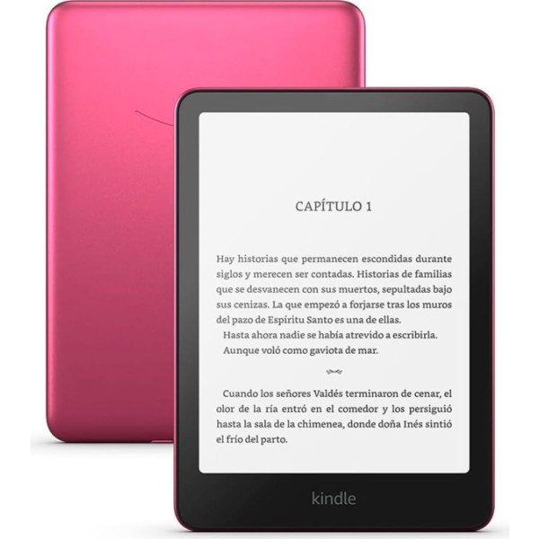 Amazon kindle paperwhite signature edition frambuesa metalizado / lector de e-book 7"