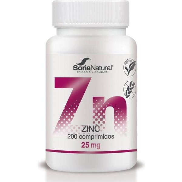 Soria Natural Zinc Liberacion Sostenida 200 Comprimidos